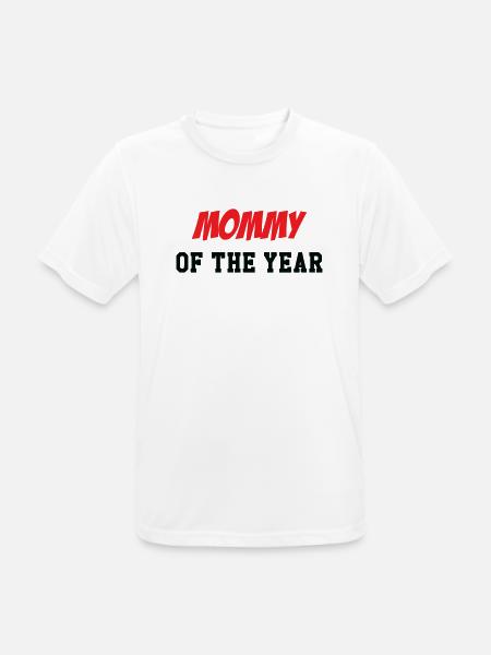 Mom of the Year - Mother's Day - Men's Breathable T-Shirt - white