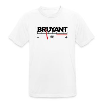 Bruyant  - T-shirt respirant Homme - blanc - Devant - AI Model Male 185 dark (185cm)