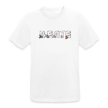 Beate Weihnachtszauber - Männer T-Shirt atmungsaktiv - Weiß - Vorne - AI Model Male 185 dark (185cm)