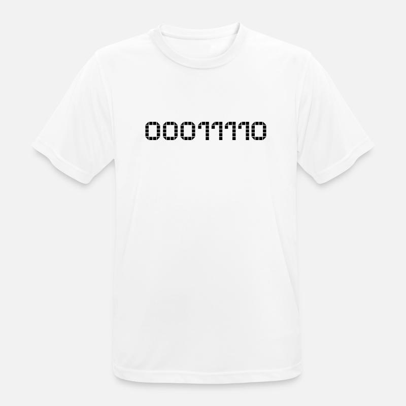 Binary notation - 30 - Men's Breathable T-Shirt - white