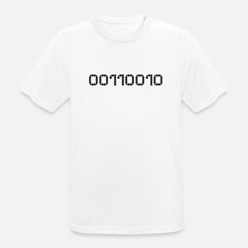Binary notation - 50 - Men's Breathable T-Shirt - white