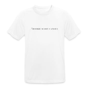 doobiescootcanoe - Männer T-Shirt atmungsaktiv - Weiß - Vorne - AI Model Male 185 dark (185cm)
