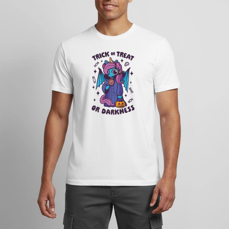 Dark Candy Unicorn - Süßes oder Saures oder Dunkelheit Männer T-Shirt atmungsaktiv