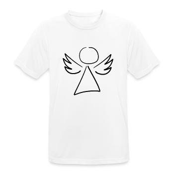 little angel black - Männer T-Shirt atmungsaktiv - Weiß - Vorne - AI Model Male 185 dark (185cm)