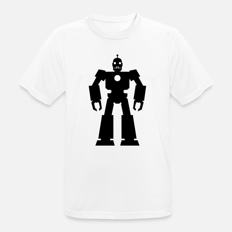 Robots – AI Technology Sci-Fi Nerd Design - Men's Breathable T-Shirt - white