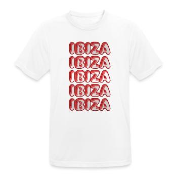 Geschenk für Ibiza - Männer T-Shirt atmungsaktiv - Weiß - Vorne - AI Model Male 185 dark (185cm)