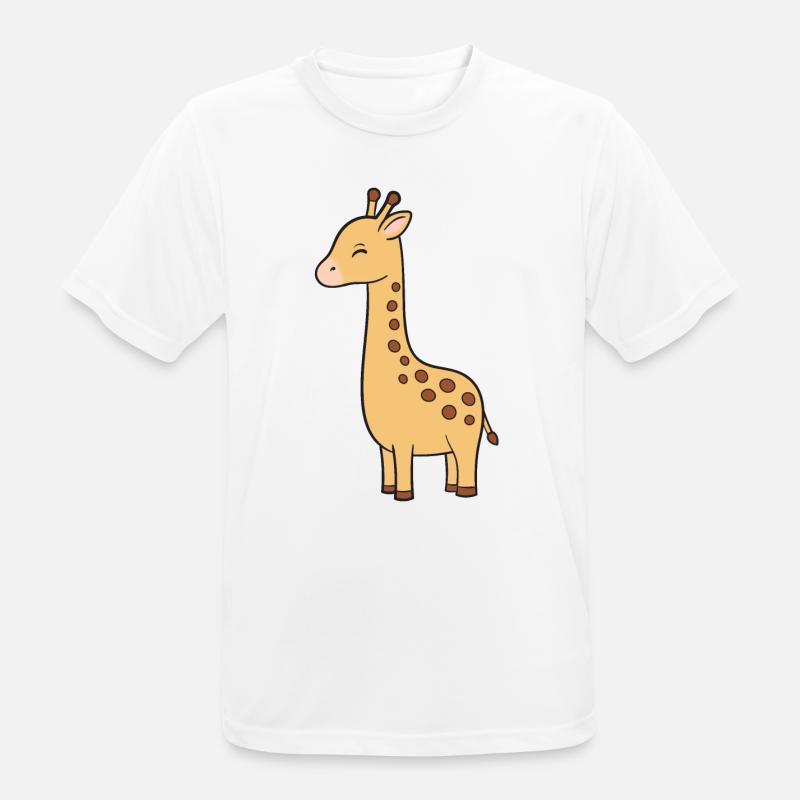 Giraffe - Men's Breathable T-Shirt - white