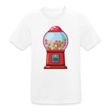 Gumball Machine - Men's Breathable T-Shirt - white - Front - AI Model Male 185 dark (185cm)