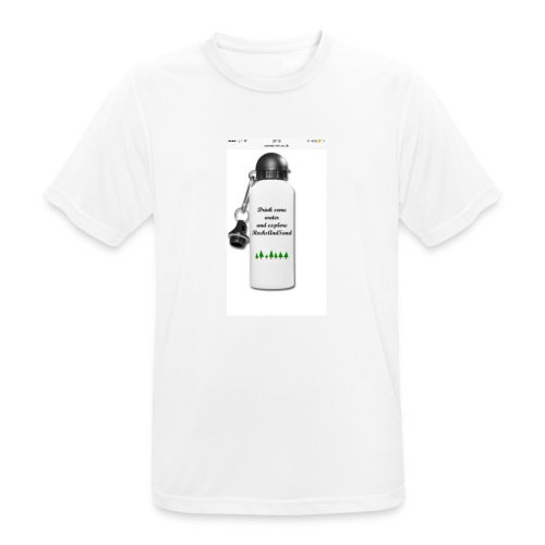 RocksAndSand adventure bottle - Men's Breathable T-Shirt
