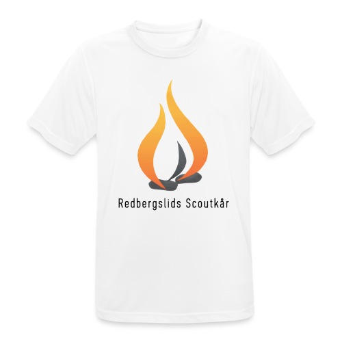 Redbergslid logga svart - Andningsaktiv T-shirt herr