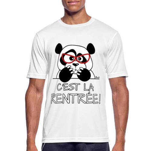 Panda C'est la Rentrée! - T-shirt respirant Homme