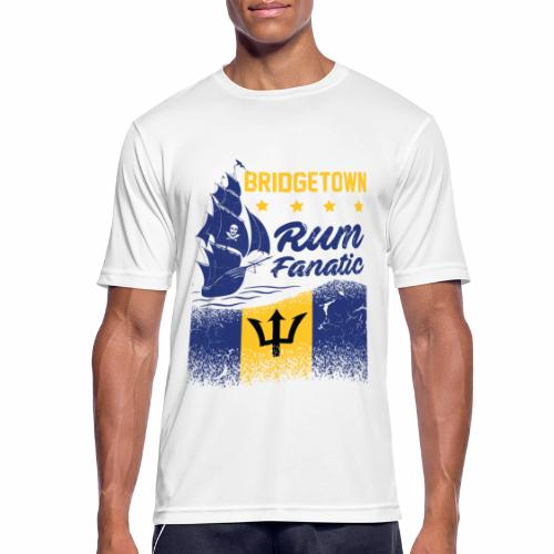 T-shirt Rum Fanatic - Bridgetown - Barbados - Koszulka męska oddychająca
