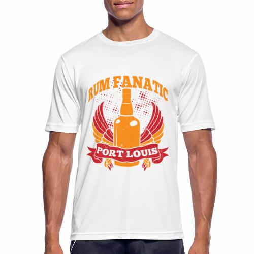 T-shirt Rum Fanatic - Port Louis, Mauritius - Koszulka męska oddychająca