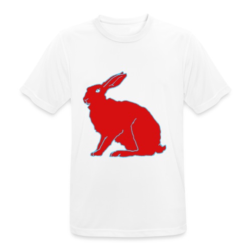 Roter Hase - Männer T-Shirt atmungsaktiv