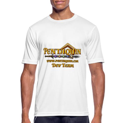 Pentaquin Logo DEV - Männer T-Shirt atmungsaktiv