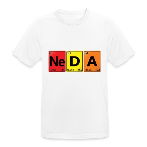 NEDA - Dein Name im Chemie-Look - Männer T-Shirt atmungsaktiv