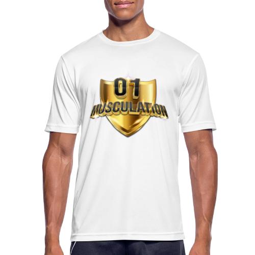 Logo 01Musculación - Camiseta hombre transpirable