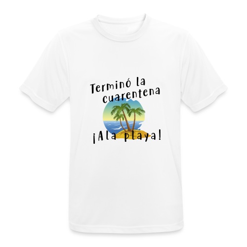 Vamos a la playa - Camiseta hombre transpirable