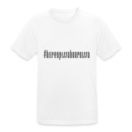 #hiirenpissahuuruissa - Teksti - miesten tekninen t-paita