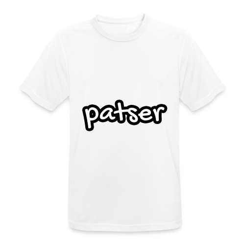 Patser - Basic White - Mannen T-shirt ademend actief