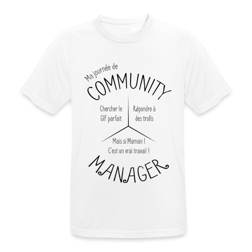 Le Design idéal pour le Community Manager - T-shirt respirant Homme