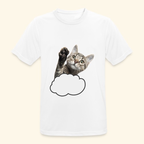 FLYING CAT - Männer T-Shirt atmungsaktiv