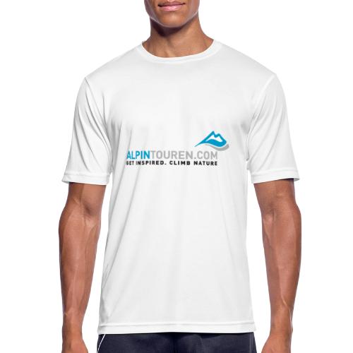 Alpintouren Logo - Männer T-Shirt atmungsaktiv