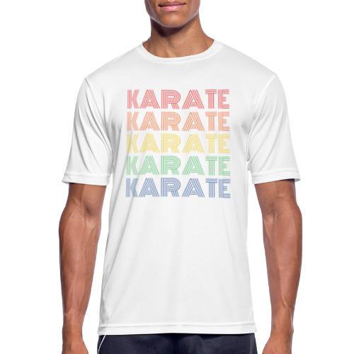 Rainbow Karate - Männer T-Shirt atmungsaktiv