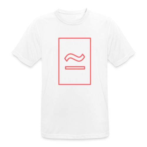 The Commercial Logo (Salmon Outline) - Men's Breathable T-Shirt