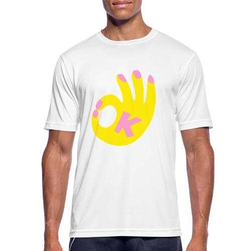 Handgeste OKAY - Männer T-Shirt atmungsaktiv