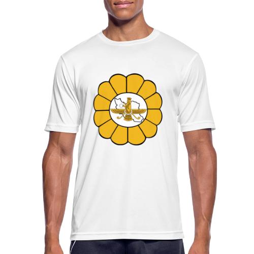 Faravahar Iran Lotus - Men's Breathable T-Shirt