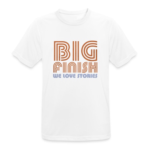 Retro Big Finish Logo - Men's Breathable T-Shirt