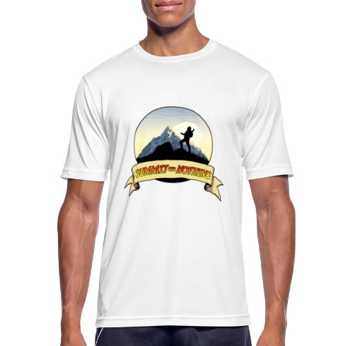 Summit Or Nothing Logo NEW - Men's Breathable T-Shirt