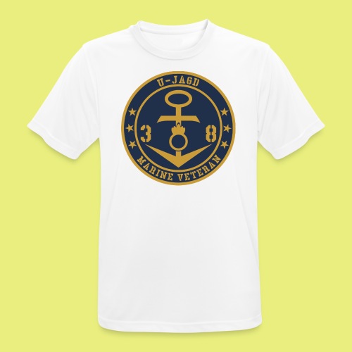 Marine Veteran 38er U-JAGD - Männer T-Shirt atmungsaktiv