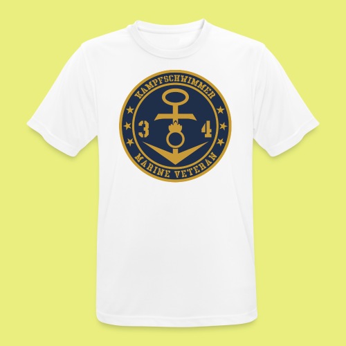 Marine Veteran 34er KAMPFSCHWIMMER - Männer T-Shirt atmungsaktiv