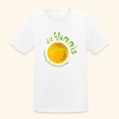 Flummi Logo rund gelb - Männer T-Shirt atmungsaktiv