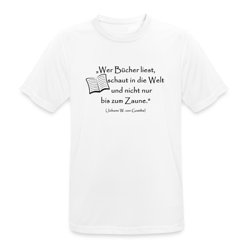 Bücher lesen - Männer T-Shirt atmungsaktiv