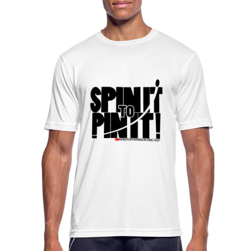 Spin it to Pin it! - Andningsaktiv T-shirt herr