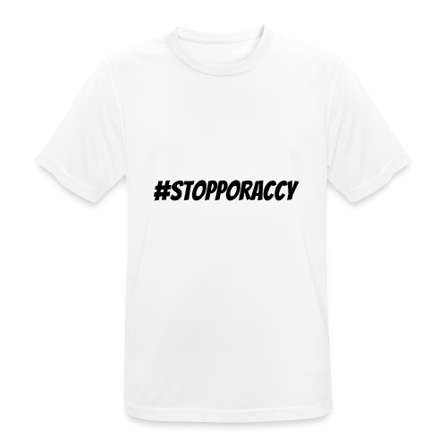 Stop Poraccy - Maglietta da uomo traspirante
