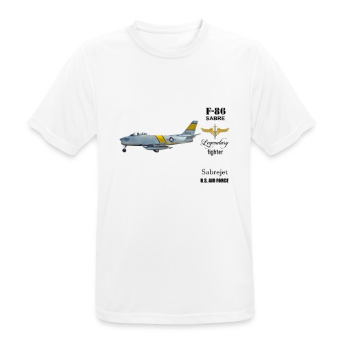 F-86 Sabre - Männer T-Shirt atmungsaktiv