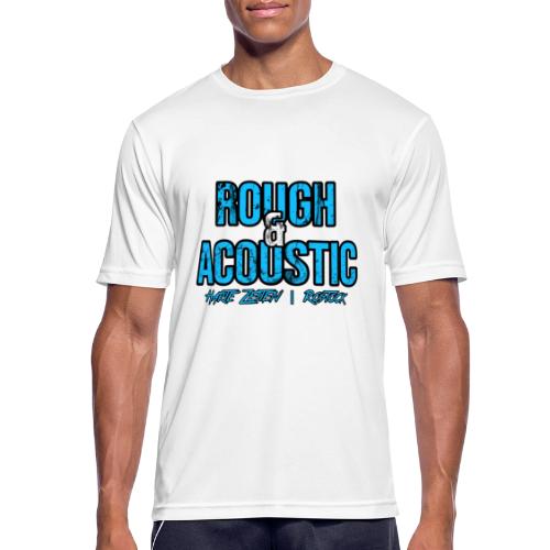 Rough & Acoustic Logo - Männer T-Shirt atmungsaktiv