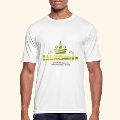 Balkonien und Alk - Männer T-Shirt atmungsaktiv