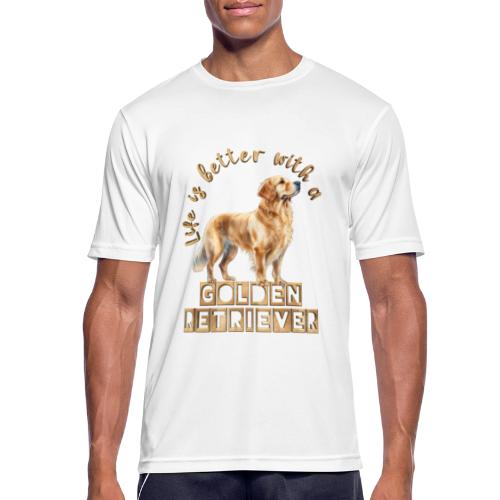 Golden retriever - Mannen T-shirt ademend actief