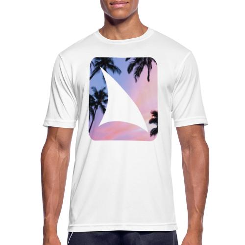 DAILY DOSE logo palm trees - Men's Breathable T-Shirt