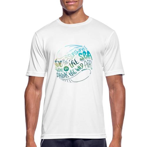 sunshine sea air - Männer T-Shirt atmungsaktiv