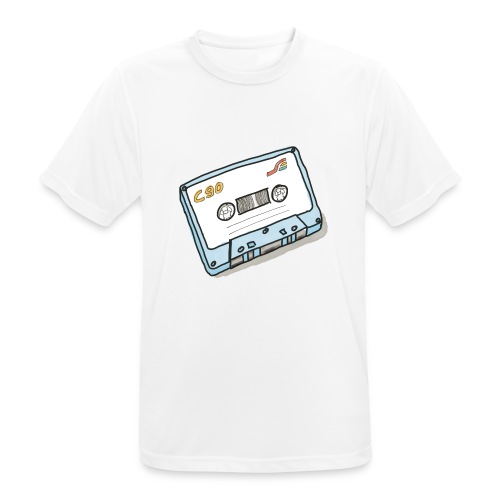 Cassette - Männer T-Shirt atmungsaktiv