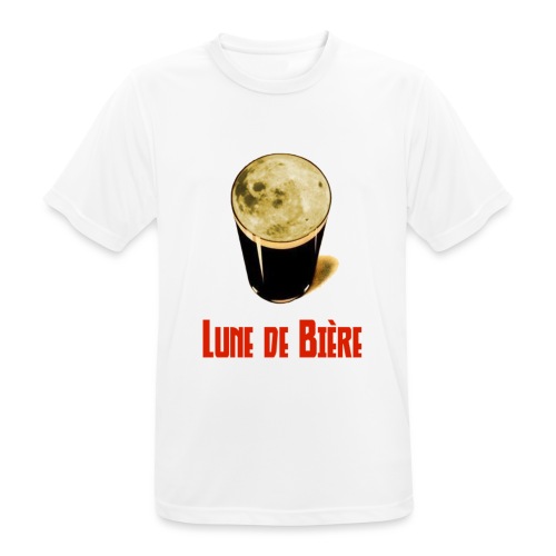 Logo Lune de Bière - T-shirt respirant Homme