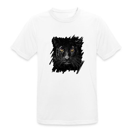 Schwarzer Panther - Männer T-Shirt atmungsaktiv