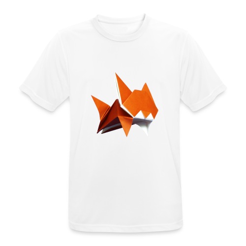 Jumping Cat Origami - Cat - Gato - Katze - Gatto - Men's Breathable T-Shirt