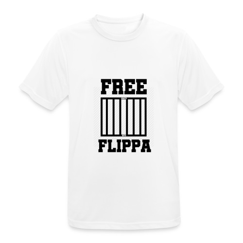 Free Flippa Zwart - Mannen T-shirt ademend actief